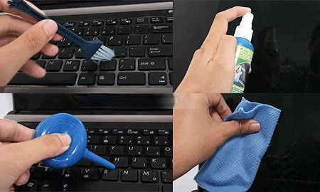 Where is the laptop hot? Picture 1