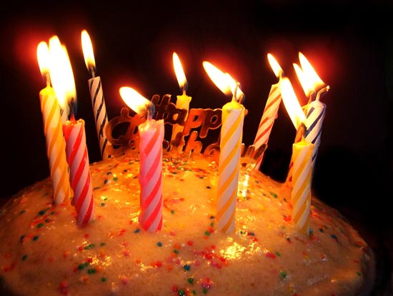 Where is the origin of blowing candles in your birthday?