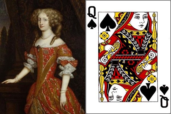 Who are the 12 real characters behind the cards 'J, Q, K' in the West deck? Picture 8