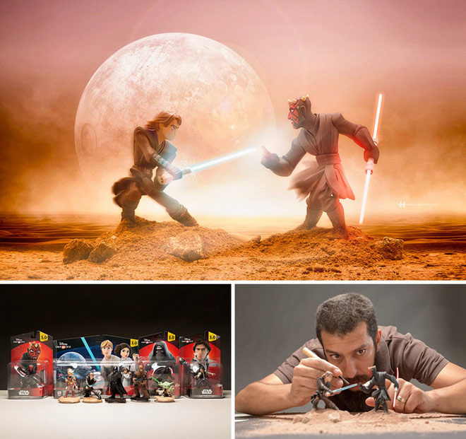 Who would have guessed that behind these incredible virtual images are just small toy models Picture 5