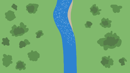 Why do rivers never flow in a straight line but like to twist? Picture 4