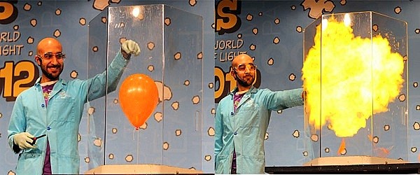 Why is the balloon exploding dangerously? Picture 2