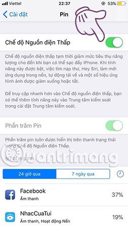 Why is the iPhone battery icon yellow, how to fix it? Picture 3