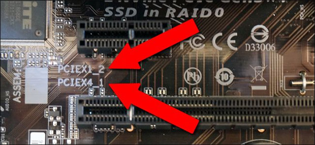 Why is the PCI Express port on the motherboard different in size? What does x16, x8, x4 and x1 mean? Picture 6