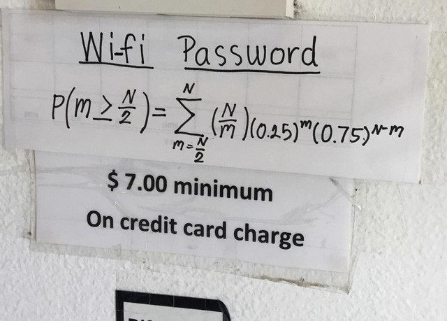 Wi-Fi pass with Mathematics makes people want to go crazy, you can find the answer Picture 1