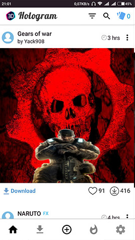 'Wind change' for smartphones with extremely vivid 3D wallpaper Picture 2