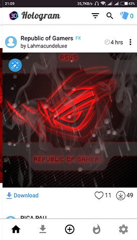 'Wind change' for smartphones with extremely vivid 3D wallpaper Picture 3