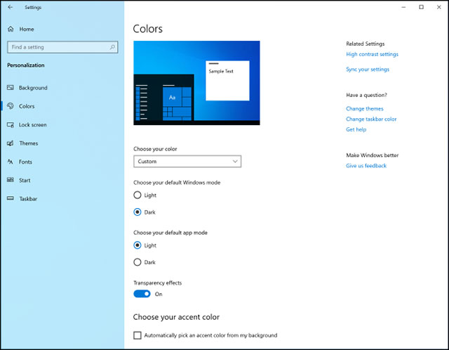 Windows 10 adds Light Theme, parallel to the Dark Theme Picture 2