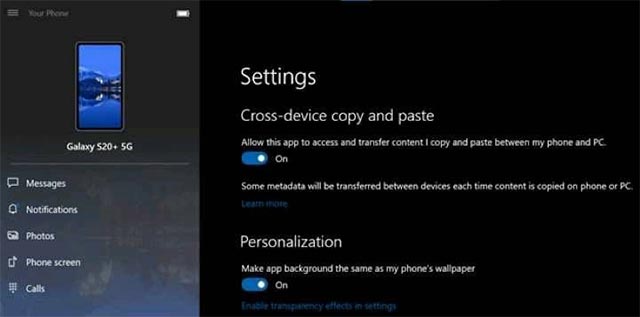 Windows 10 supports dragging files from Samsung phones to computers and vice versa Picture 1