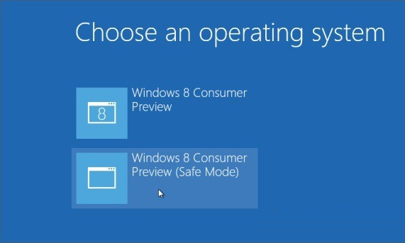 Windows 8: Start Safe Mode Picture 9