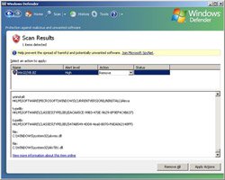 Windows Defender fights security threats from 'spyware' Picture 1