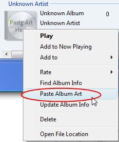 Windows Media Player 11: Add covers and update album information Picture 9