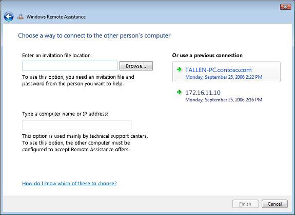 Windows Vista: Supporting users using Remote Assistance (Part 2) Picture 4