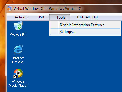 Windows XP mode on Windows 7 Picture 11