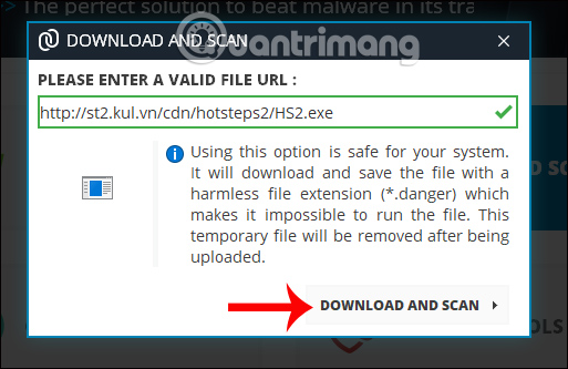 Winja usage checks the safety of data Picture 14