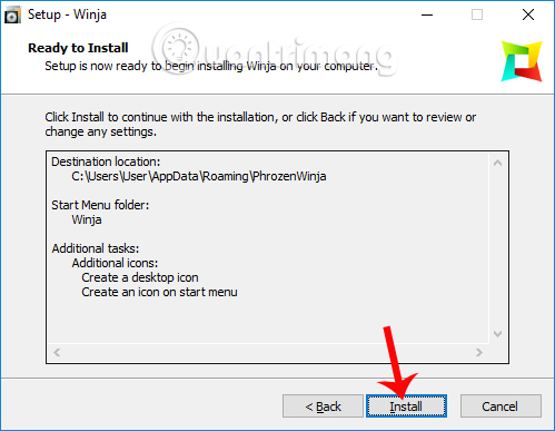 Winja usage checks the safety of data Picture 3