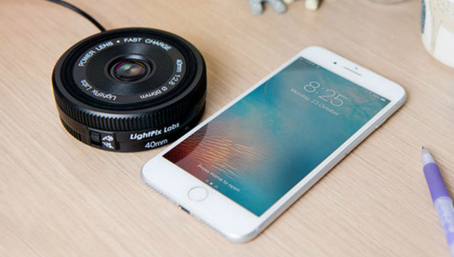 Wireless phone charger is like a camera lens Picture 1