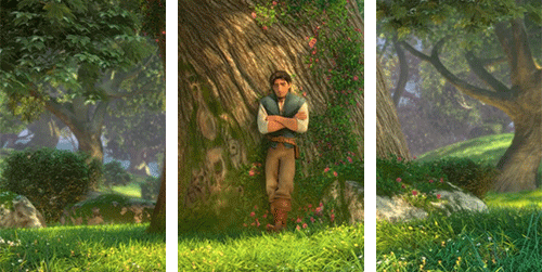 With just two vertical lines, this GIF image has turned into an impressive 3-dimensional image like this Picture 18