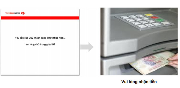 Withdraw money at Techcombank ATM without card Picture 10