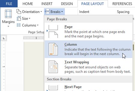 Word 2013 Complete Guide (Part 13): Divide the text column Picture 8