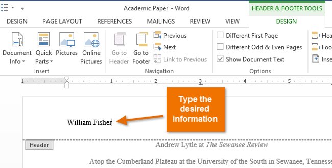 Word 2013 Complete Guide (Part 14): Page title, footer and page numbering Picture 3