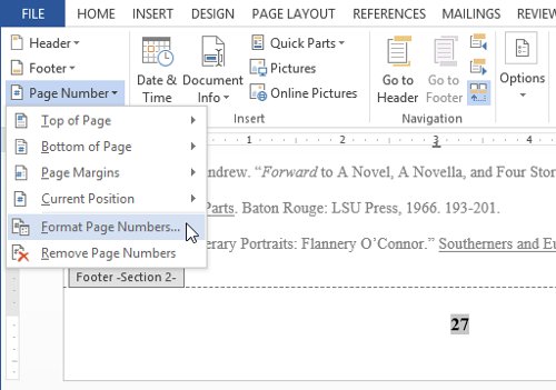 Word 2013 Complete Guide (Part 14): Page title, footer and page numbering Picture 30