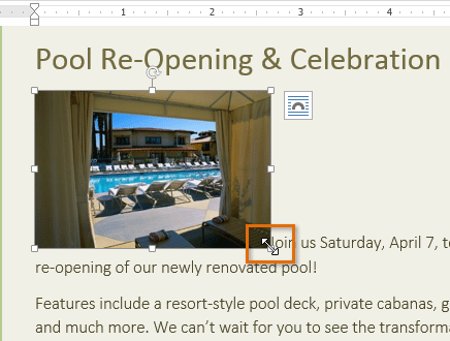 Word 2013 Complete Guide (Part 15): Insert Images and Text Wrapping functions Picture 7