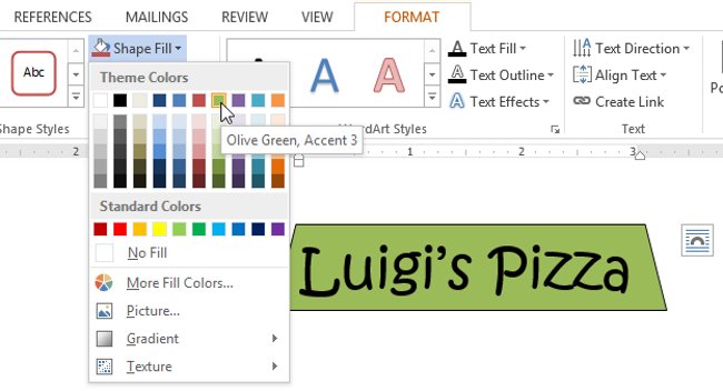 Word 2013 Complete Guide (Part 18): How to insert Text Box and WordArt Picture 13