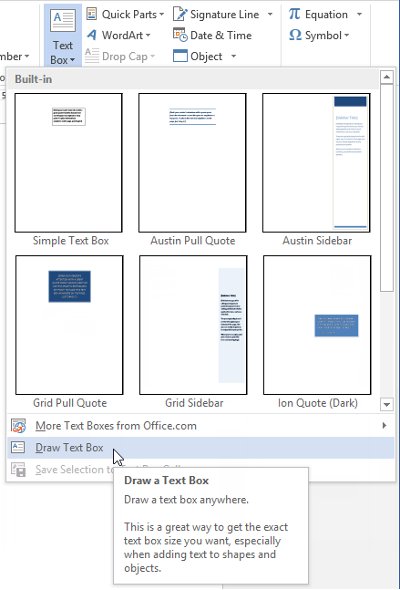 Word 2013 Complete Guide (Part 18): How to insert Text Box and WordArt Picture 2