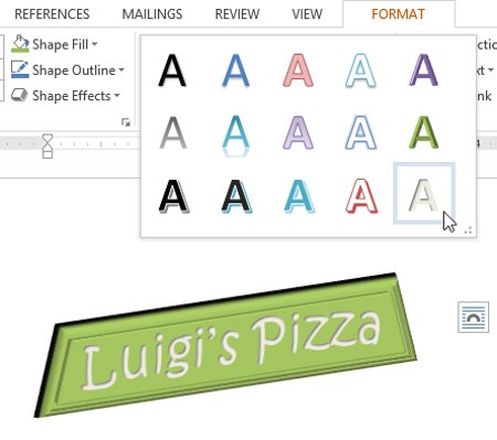 Word 2013 Complete Guide (Part 18): How to insert Text Box and WordArt Picture 27