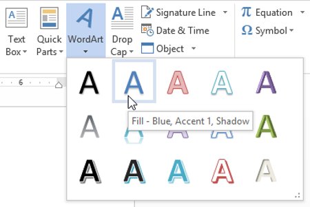 Word 2013 Complete Guide (Part 18): How to insert Text Box and WordArt Picture 29