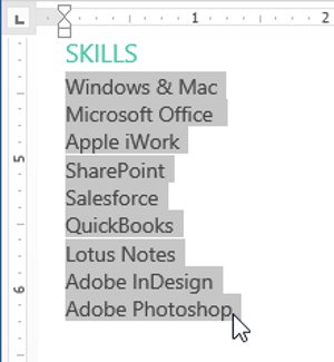 Word 2013 Complete Guide (Part 8): Using Indents and Tabs Picture 10