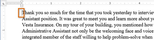 Word 2013 Complete Guide (Part 8): Using Indents and Tabs Picture 3