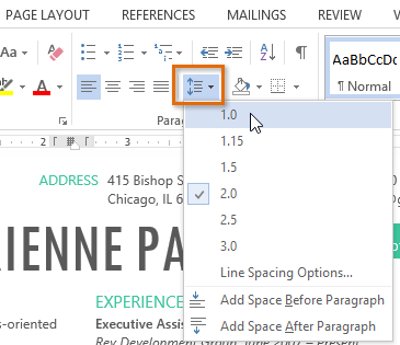 Word 2013 Complete Tutorial (Part 9): Use Line and Paragraph Spacing ...