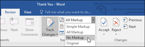 Word 2016 Complete Guide (Part 24): How to use Track Changes and Comments Picture 6
