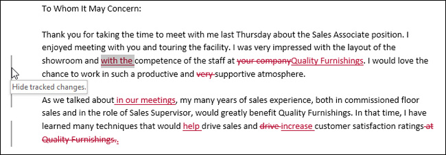 Word 2016 Complete Guide (Part 24): How to use Track Changes and Comments Picture 7