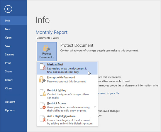 Word 2016 Complete Guide (Part 25): How to check and protect Word documents