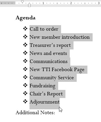 Word 2016 Complete Guide (Part 8): Make a list Picture 13