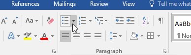 Word 2016 Complete Guide (Part 8): Make a list Picture 2