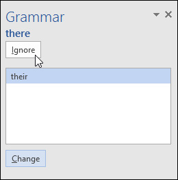 perform a spelling and grammar check word 2016