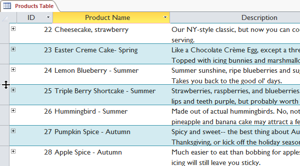 Work with data in Access 2016 Picture 16