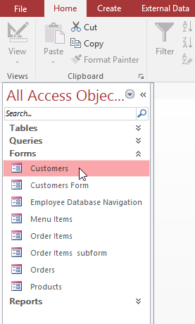 Work with data in Access 2016 Picture 24