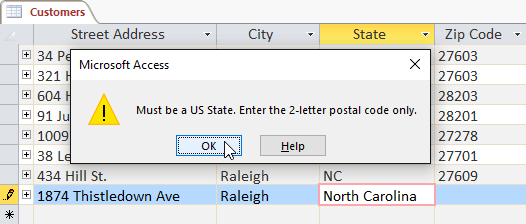 Work with data in Access 2016 Picture 5