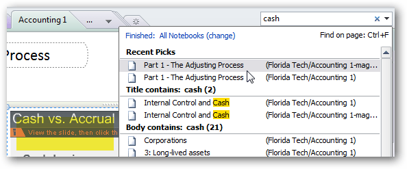 Work with OneNote 2010 Picture 15