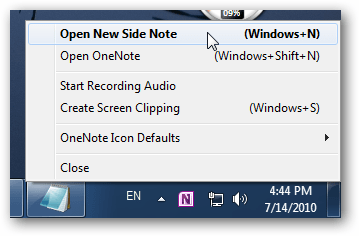 Work with OneNote 2010 Picture 17