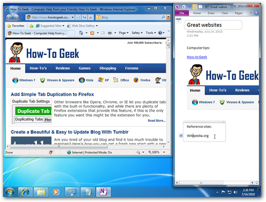 Work with OneNote 2010 Picture 21