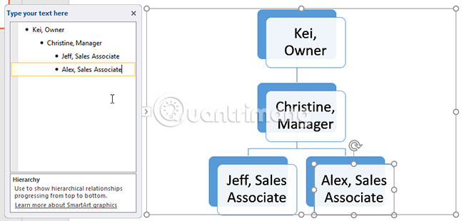 Work with SmartArt graphics in PowerPoint 2016 Picture 10