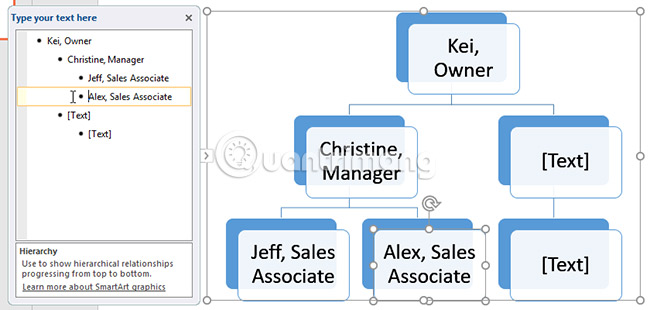 Work with SmartArt graphics in PowerPoint 2016 Picture 8