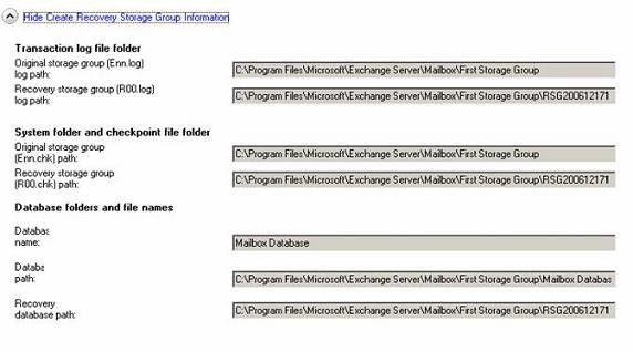 Works with Recovery Storage Groups Picture 4