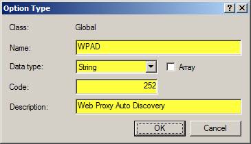 WPAD configuration in TMG 2010 Picture 8